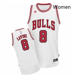Womens Adidas Chicago Bulls 8 Zach LaVine Swingman White Home NBA Jersey Womens Adidas Chicago Bulls 8 Zach LaVine Swingman White Home NBA Jersey