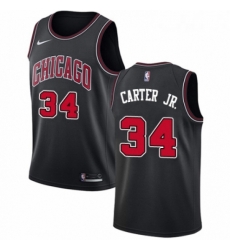 Youth Nike Chicago Bulls 34 Wendell Carter Jr Swingman Black NBA Jersey Statement Edition Youth Nike Chicago Bulls 34 Wendell Carter Jr Swingman Black NBA Jersey Statement Edition