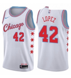 Youth Nike Chicago Bulls 42 Robin Lopez Swingman White NBA Jersey City Edition Youth Nike Chicago Bulls 42 Robin Lopez Swingman White NBA Jersey City Edition