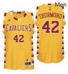 Cleveland Cavaliers 42 Nate Thurmond Hardwood Classic Throwback Gold Swingman Jersey Cleveland Cavaliers 42 Nate Thurmond Hardwood Classic Throwback Gold Swingman Jersey