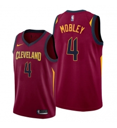 Men Cleveland Cavaliers 4 Evan Mobley Red Jersey Men Cleveland Cavaliers 4 Evan Mobley Red Jersey