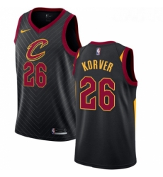 Youth Nike Cleveland Cavaliers 26 Kyle Korver Swingman Black Alternate NBA Jersey Statement Edition Youth Nike Cleveland Cavaliers 26 Kyle Korver Swingman Black Alternate NBA Jersey Statement Edition