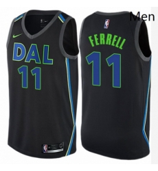Mens Nike Dallas Mavericks 11 Yogi Ferrell Authentic Black NBA Jersey City Edition Mens Nike Dallas Mavericks 11 Yogi Ferrell Authentic Black NBA Jersey City Edition