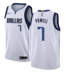 Mens Nike Dallas Mavericks 7 Dwight Powell Swingman White NBA Jersey Association Edition Mens Nike Dallas Mavericks 7 Dwight Powell Swingman White NBA Jersey Association Edition