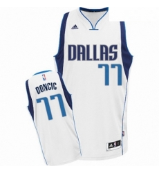 Mens Nike Dallas Mavericks 77 Luka Doncic Swingman White Home NBA Jersey Association Edition Mens Nike Dallas Mavericks 77 Luka Doncic Swingman White Home NBA Jersey Association Edition
