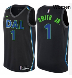 Womens Nike Dallas Mavericks 1 Dennis Smith Jr Swingman Black NBA Jersey City Edition Womens Nike Dallas Mavericks 1 Dennis Smith Jr Swingman Black NBA Jersey City Edition