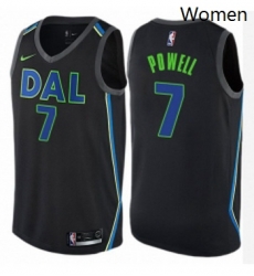 Womens Nike Dallas Mavericks 7 Dwight Powell Swingman Black NBA Jersey City Edition Womens Nike Dallas Mavericks 7 Dwight Powell Swingman Black NBA Jersey City Edition