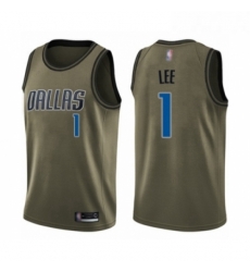 Youth Dallas Mavericks 1 Courtney Lee Swingman Green Salute to Service Basketball Jersey Youth Dallas Mavericks 1 Courtney Lee Swingman Green Salute to Service Basketball Jersey