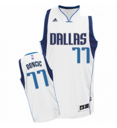 Youth Nike Dallas Mavericks 77 Luka Doncic Swingman White Home NBA Jersey Association Edition Youth Nike Dallas Mavericks 77 Luka Doncic Swingman White Home NBA Jersey Association Edition