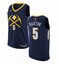 Mens Nike Denver Nuggets 5 Will Barton Authentic Navy Blue NBA Jersey City Edition Mens Nike Denver Nuggets 5 Will Barton Authentic Navy Blue NBA Jersey City Edition