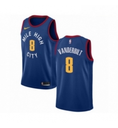 Mens Nike Denver Nuggets 8 Jarred Vanderbilt Swingman Blue Alternate NBA Jersey Statement Editio Mens Nike Denver Nuggets 8 Jarred Vanderbilt Swingman Blue Alternate NBA Jersey Statement Editio