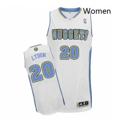 Womens Adidas Denver Nuggets 20 Tyler Lydon Authentic White Home NBA Jersey Womens Adidas Denver Nuggets 20 Tyler Lydon Authentic White Home NBA Jersey