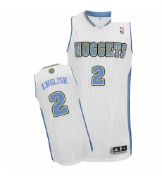 Youth Adidas Denver Nuggets 2 Alex English Authentic White Home NBA Jersey Youth Adidas Denver Nuggets 2 Alex English Authentic White Home NBA Jersey