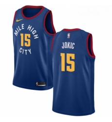Youth Nike Denver Nuggets 15 Nikola Jokic Swingman Light Blue Alternate NBA Jersey Statement Edition Youth Nike Denver Nuggets 15 Nikola Jokic Swingman Light Blue Alternate NBA Jersey Statement Edition