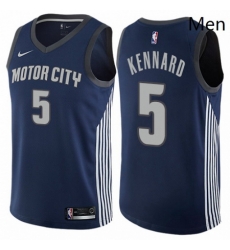 Mens Nike Detroit Pistons 5 Luke Kennard Authentic Navy Blue NBA Jersey City Edition Mens Nike Detroit Pistons 5 Luke Kennard Authentic Navy Blue NBA Jersey City Edition