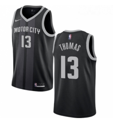 Womens Nike Detroit Pistons 13 Khyri Thomas Swingman Black NBA Jersey City Edition Womens Nike Detroit Pistons 13 Khyri Thomas Swingman Black NBA Jersey City Edition