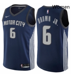 Womens Nike Detroit Pistons 6 Bruce Brown Jr Swingman Navy Blue NBA Jersey City Edition Womens Nike Detroit Pistons 6 Bruce Brown Jr Swingman Navy Blue NBA Jersey City Edition