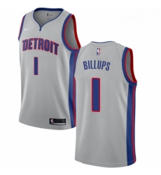 Youth Nike Detroit Pistons 1 Chauncey Billups Swingman Silver NBA Jersey Statement Edition Youth Nike Detroit Pistons 1 Chauncey Billups Swingman Silver NBA Jersey Statement Edition