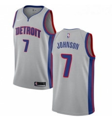 Youth Nike Detroit Pistons 7 Stanley Johnson Authentic Silver NBA Jersey Statement Edition Youth Nike Detroit Pistons 7 Stanley Johnson Authentic Silver NBA Jersey Statement Edition