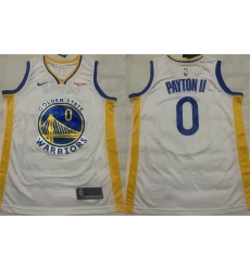 Men Golden State Warriors 0 Gary Payton II White Association Edition Stitched Basketball Jersey Men Golden State Warriors 0 Gary Payton II White Association Edition Stitched Basketball Jersey