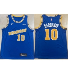 Men Golden State Warriors 10 Tim Hardaway Royal Stitched Jersey Men Golden State Warriors 10 Tim Hardaway Royal Stitched Jersey