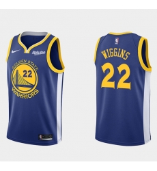 Men Golden State Warriors 22 Andrew Wiggins Blue Stitched Basketball Jersey Men Golden State Warriors 22 Andrew Wiggins Blue Stitched Basketball Jersey