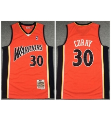 Men Golden State Warriors 30 Stephen Curry Orange 2009 10 Throwback Stitched Jersey Men Golden State Warriors 30 Stephen Curry Orange 2009 10 Throwback Stitched Jersey