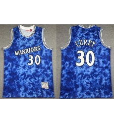 Men Golden Warriors Stephen Curry 30 Blue Constellation Edition Hardwood Classic Mitchll Ness NBA Jersey Men Golden Warriors Stephen Curry 30 Blue Constellation Edition Hardwood Classic Mitchll Ness NBA Jersey