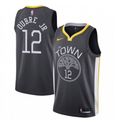 Men Nike Golden State Warriors 12 Kelly Oubre Jr Black NBA Swingman Statement Edition Jersey Men Nike Golden State Warriors 12 Kelly Oubre Jr Black NBA Swingman Statement Edition Jersey