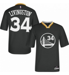 Mens Adidas Golden State Warriors 34 Shaun Livingston Authentic Black Alternate NBA Jersey Mens Adidas Golden State Warriors 34 Shaun Livingston Authentic Black Alternate NBA Jersey