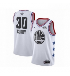 Mens Jordan Golden State Warriors 30 Stephen Curry Swingman White 2019 All Star Game Basketball Jersey Mens Jordan Golden State Warriors 30 Stephen Curry Swingman White 2019 All Star Game Basketball Jersey