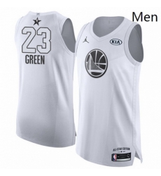 Mens Nike Jordan Golden State Warriors 23 Draymond Green Authentic White 2018 All Star Game NBA Jersey Mens Nike Jordan Golden State Warriors 23 Draymond Green Authentic White 2018 All Star Game NBA Jersey