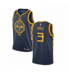 Womens Golden State Warriors 3 Jordan Poole Swingman Navy Blue Basketball Jersey City Edition Womens Golden State Warriors 3 Jordan Poole Swingman Navy Blue Basketball Jersey City Edition