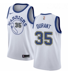 Womens Nike Golden State Warriors 35 Kevin Durant Authentic White Hardwood Classics NBA Jersey Womens Nike Golden State Warriors 35 Kevin Durant Authentic White Hardwood Classics NBA Jersey
