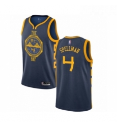 Youth Golden State Warriors 4 Omari Spellman Swingman Navy Blue Basketball Jersey City Edition Youth Golden State Warriors 4 Omari Spellman Swingman Navy Blue Basketball Jersey City Edition