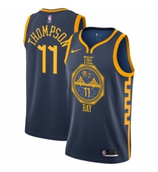 Youth Nike Golden State Warriors 11 Klay Thompson Swingman Navy Blue NBA Jersey City Edition Youth Nike Golden State Warriors 11 Klay Thompson Swingman Navy Blue NBA Jersey City Edition