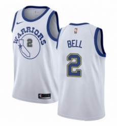 Youth Nike Golden State Warriors 2 Jordan Bell Authentic White Hardwood Classics NBA Jersey Youth Nike Golden State Warriors 2 Jordan Bell Authentic White Hardwood Classics NBA Jersey