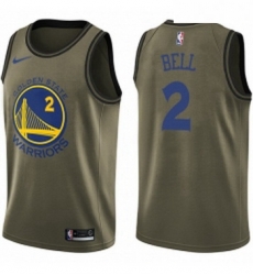 Youth Nike Golden State Warriors 2 Jordan Bell Swingman Green Salute to Service NBA Jersey Youth Nike Golden State Warriors 2 Jordan Bell Swingman Green Salute to Service NBA Jersey