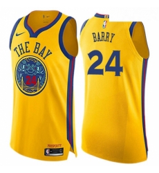 Youth Nike Golden State Warriors 24 Rick Barry Swingman Gold NBA Jersey City Edition Youth Nike Golden State Warriors 24 Rick Barry Swingman Gold NBA Jersey City Edition
