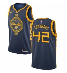Youth Nike Golden State Warriors 42 Nate Thurmond Swingman Navy Blue NBA Jersey City Edition Youth Nike Golden State Warriors 42 Nate Thurmond Swingman Navy Blue NBA Jersey City Edition