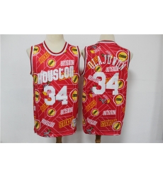 Rockets 34 Hakeem Olajuwon Red Hardwood Classics Tear Up Pack Swingman Jersey Rockets 34 Hakeem Olajuwon Red Hardwood Classics Tear Up Pack Swingman Jersey