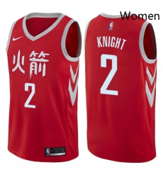 Womens Nike Houston Rockets 2 Brandon Knight Swingman Red NBA Jersey City Edition Womens Nike Houston Rockets 2 Brandon Knight Swingman Red NBA Jersey City Edition