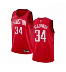 Womens Nike Houston Rockets 34 Hakeem Olajuwon Red Swingman Jersey Earned Edition Womens Nike Houston Rockets 34 Hakeem Olajuwon Red Swingman Jersey Earned Edition