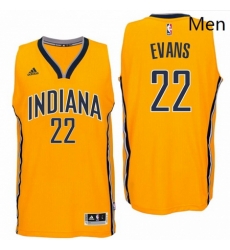 Indiana Pacers 22 Jeremy Evans 2016 Alternate Gold New Swingman Jers Indiana Pacers 22 Jeremy Evans 2016 Alternate Gold New Swingman Jers
