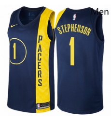 Mens Nike Indiana Pacers 1 Lance Stephenson Authentic Navy Blue NBA Jersey City Edition Mens Nike Indiana Pacers 1 Lance Stephenson Authentic Navy Blue NBA Jersey City Edition