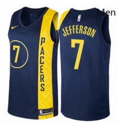 Mens Nike Indiana Pacers 7 Al Jefferson Swingman Navy Blue NBA Jersey City Edition Mens Nike Indiana Pacers 7 Al Jefferson Swingman Navy Blue NBA Jersey City Edition