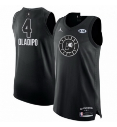 Mens Nike Jordan Indiana Pacers 4 Victor Oladipo Authentic Black 2018 All Star Game NBA Jersey Mens Nike Jordan Indiana Pacers 4 Victor Oladipo Authentic Black 2018 All Star Game NBA Jersey