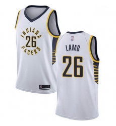 Pacers 26 Jeremy Lamb White Basketball Swingman Association Edition Jersey Pacers 26 Jeremy Lamb White Basketball Swingman Association Edition Jersey