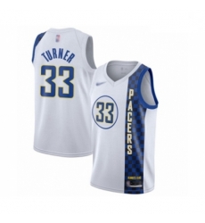 Pacers 33 Myles Turner White Basketball Swingman City Edition 2019 20 Jersey Pacers 33 Myles Turner White Basketball Swingman City Edition 2019 20 Jersey