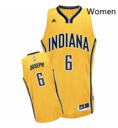 Womens Adidas Indiana Pacers 6 Cory Joseph Swingman Gold Alternate NBA Jersey Womens Adidas Indiana Pacers 6 Cory Joseph Swingman Gold Alternate NBA Jersey